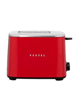 VESTEL Retro Kırmızı Ekmek Kızartma Makinesi