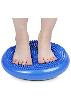 MİYANG Dikenli Havalı Denge Minderi, Tırtıklı Denge Pedi 35 cm