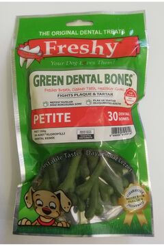 Freshy Green Dental Bones Petite Kemik Köpek Ödülğ - 30 Adet