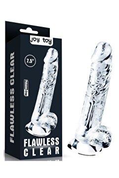 Joytoy Ten Dokusunda Şeffaf Jel Dildo Anal Vajinal Penis