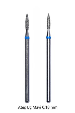 Mimlo 2'li Elmas Freze Ucu Törpü Makinesi Uç Çeşitleri - Ateş Mavi 1,8 mm