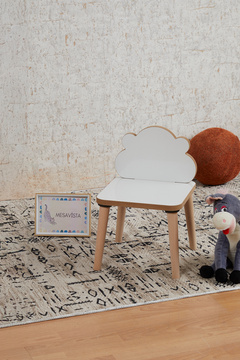 MESAVİSTA Çocuk Sandalyesi, Çocuk Oturağı, Ahşap Sandalye, Montessori Sandalye
