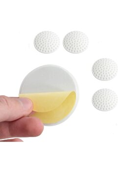 BEYZANA Son Kalite Çok Amaçlı Silikon Kapı Duvar Koruyucu Tampon - 4lü Paket Beyaz Renk