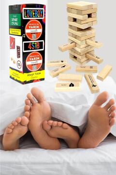 Platox Fantezi Denge Oyunu Cezalı +18 Seksi Oyun Jenga