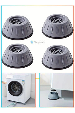 Home Çamaşır Makinesi Kayma Ve Titreşim Engelleyici - Gürültü Emici Aparatlar 4 Lü Set