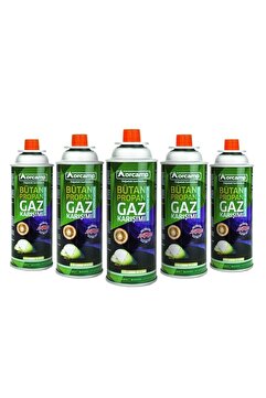Orcamp gram Gaz Kartuşu 5'li Ocak Tüpü