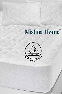 Mislina Home Kapitone Microfiber Fitted Full Kenar Sıvı Su Geçirmez Tek Kişilik Çift Kişilik Yatak Koruyucu Alezi