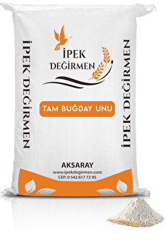 İpek Değirmen 3 Kg Tam Buğday Unu Yarı Kepekli Un Böreklik Ekmeklik