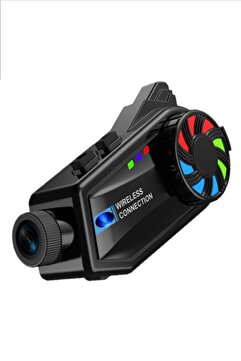 PREPARE 1080P Kameralı Wifi Kask Kulaklık 3000 mAh Su Geçirmez Bluetooth 5.4