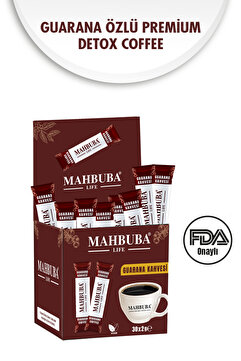 Mahbuba Life Guarana Özlü Premium Kahve Gün Boyu Enerji 1 Aylık - ( 30 Kullanım ) Net 60gr