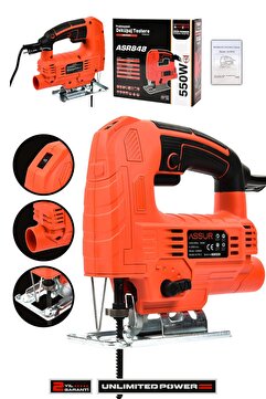 ASSUR Profesyonel 550W Devir Ayarlı Dekupaj Testere Makinesi