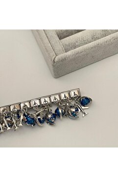 Tasarım Çelik İtalyan Bileklik Charm
