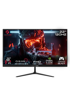 GAMEON GOES22FHD120IPS 22" FHD, 120Hz, MPRT 0.5ms, HDMI 2.1, PS5 Destekli, Hızlı IPS Siyah Oyuncu Monitörü
