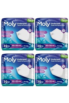 Moly Yatak Koruyucu Örtü 60x90 cm 120'li KÖPEK - KEDİ ÇİŞ PEDİ