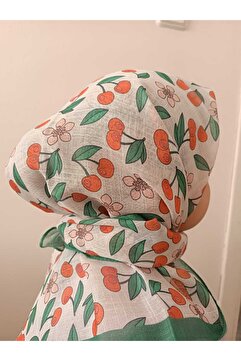 EMKSHOP %100 PAMUKTAN ÇOCUK BAŞÖRTÜSÜ (Kaymaz, Terletmez, Hafiftir) (80*80)