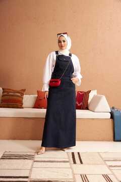 Neways 2261-Denim Salopet etek Füme