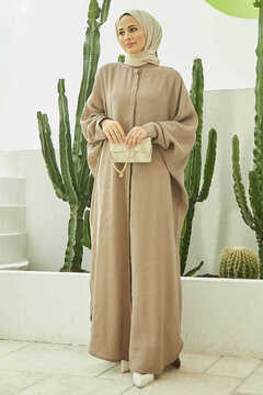 Neways 6571-Fendi Modal Abaya Vizon