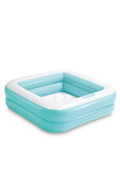 Intex Şişme Taban Mini Kare Havuz 86x86x25 Cm Mavi
