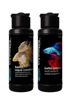 Crystalpro Beta Bakım Seti - Betta Minerals Ve Betta Aqua Conditioner Su Düzenleyici Ikili Set 2x125ml