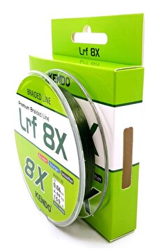 Kendo Lrf 8X Fighting 150 mt mm Örgü ip (Moss Green) 0,08 mm
