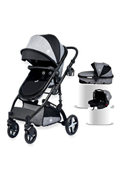 Maxi Taxi  Fast Pro Travel Sistem Bebek Arabası - Cotton Grey