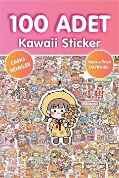Piksel Grafik 100 Adet Anime Çıkartma Sticker Seti - Kalem, Laptop Defter Suluk Sticker