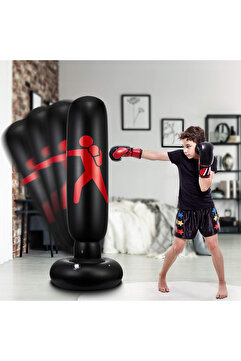 DENİMSTAR Denimstar 160 Cm Karate Desen Şişme Boks Torbası