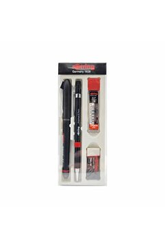 Rotring OFİS SETİ 0.7 ROLLER+VERSATİL+MİN+SİLGİ SİYAH
