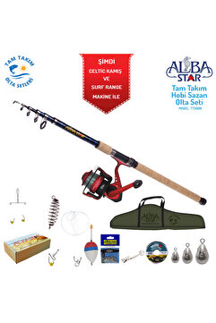 AlbaStar Tam Takım Hobi Sazan Olta Seti TTS006 Standart 300CM