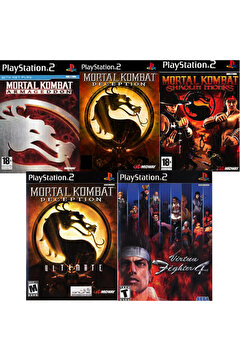 Tigdes Playstatıon 2 Mortal Kombat Serisi 5 Li Dvd Sadece çipli cihazlar için Tam Sürümdür Tigdes