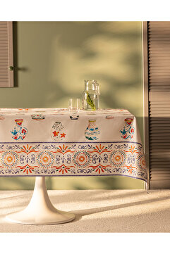 Madame Coco Lendina Pvc Masa Örtüsü - Renkli - 140x200 Cm