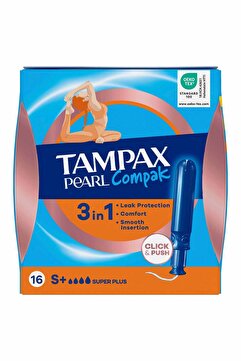 TAMPAX Pearl Compak Tampon Super Plus 16'lı