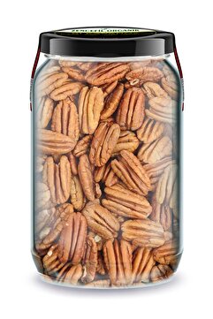 Zencefil Organik Pikan Cevizi İçi Bi Kavanoz 660 cc. Cam Kavanozda Saf Katkısız Pikan Ceviz İç Pecan Nuts