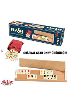 Star Flash Ağaç Okey Takımı