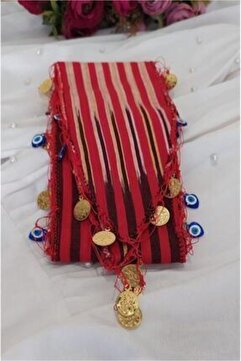 Genel Markalar Karışık Desenli Karadeniz Bandanası, Boncuklu Liralı, Fular, Etnik Tarz Puşi