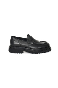 Tuna Hakiki Floter Deri EVA Taban Loafer Model Erkek Ayakkabı - Tuna 3420