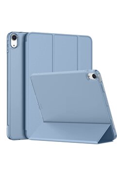 UnDePlus İpad 11.nesil A16 11inç/10.nesil 10.9inç Uyumlu Kılıf Pu Deri Smart Standlı Case Gökyüzü Mavisi