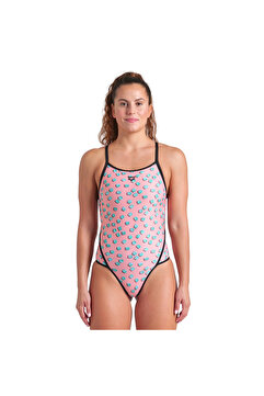 Genel Markalar Dices Swimsuit Super Fly Back Kadın Pembe Yüzücü Mayosu 009464950