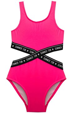 DEEP BEACH FUŞYA KIZ ÇOCUK MAYOKİNİ DB200568CM