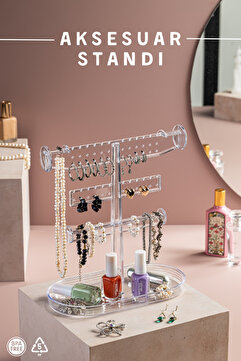 Nandy Home Aksesuar Standı, Takı Organizeri, Kolye, Yüzük, Küpe Organizeri