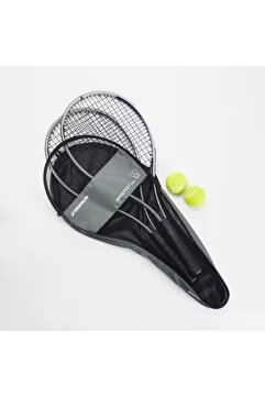 Decathlon Yetişkin Tenis Seti - 2 Raket / 2 Top / 1 Kılıf - Essential