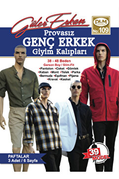 Dilem Yayınevi Güler Erkan No:109 Provasız Genç Erkek Giyim Kalıpları