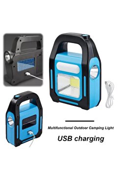GARRA Solar Işıldak Fener Güneş Enerjili Ve Usb Şarj Lamba Kamp Güç Kaynağı