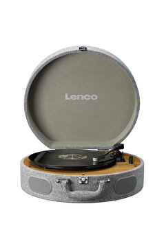 Lenco LS-66-GY Wooden Dahili Hoparlörlü Pikap-LS-66GY