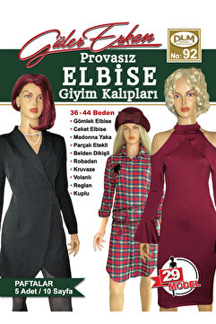 Dilem Yayınevi Güler Erkan No:92 Provasız Elbise Giyim Kalıpları