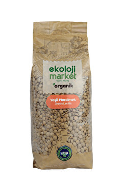 Ekoloji Market Organik Glutensiz Yeşil Mercimek 750 gr