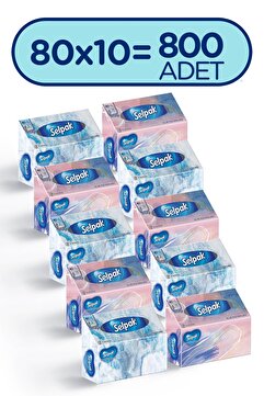 Selpak ® El Ve Yüz Havlusu 10'lu 800 Yaprak Kutulu