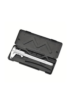 Koodmax 150mm / 0.02mm Paslanmaz Çelik Mekanik Kumpas - Sürgülü Manuel Kumpas