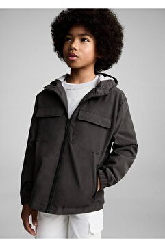 MANGO Kids Kapüşonlu parka