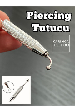 Karınca Piercing Piercing Tutucu Aparat Piercing Topu Tutma Cımbızı (Orijinal Karınca Tattoo)